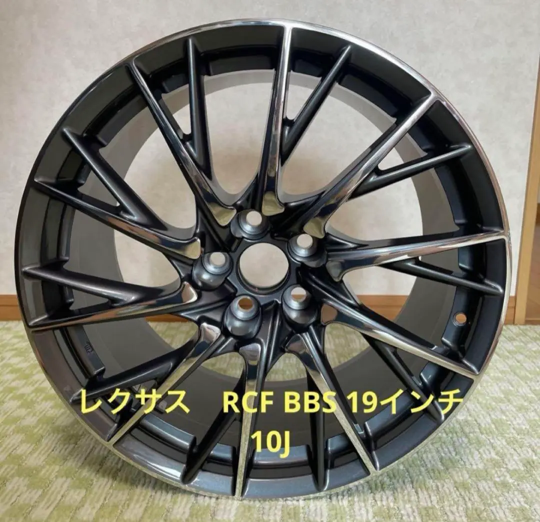 RCFオプションホイール RF 美品 鍛造】レクサス RC F 純正 オプション 19in 9J +50 10J +41
