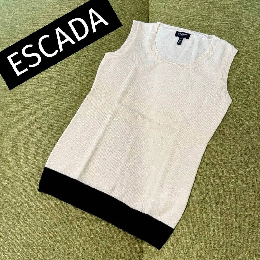 エスカーダ　ESCADA ニット　ベスト 2025年最新】エスカーダ ニットベストの人気アイテム - メルカリ
