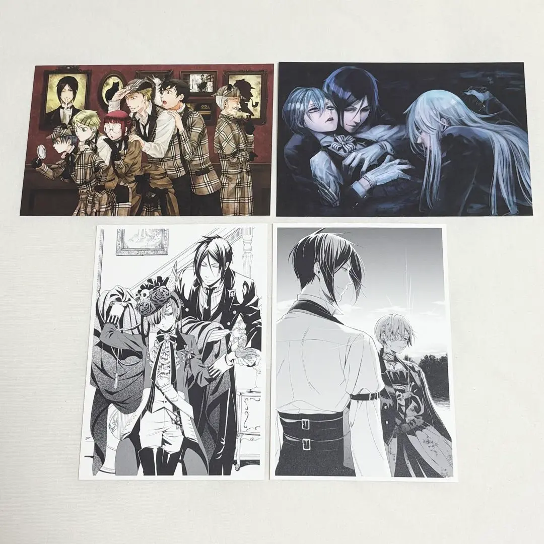 黑執事 原畫展 明信片 賽巴斯欽 夏爾 葬儀社 連續殺人事件篇 的縮圖