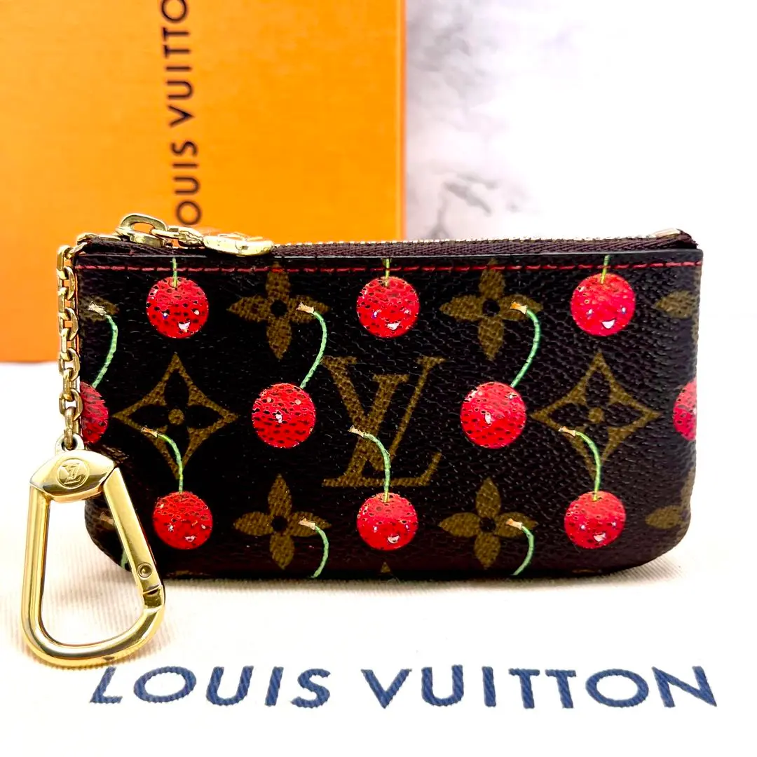 Thumbnail of Louis Vuitton Monogram Cherry Pochette Clés Takashi Murakami Limited Edition M95042
