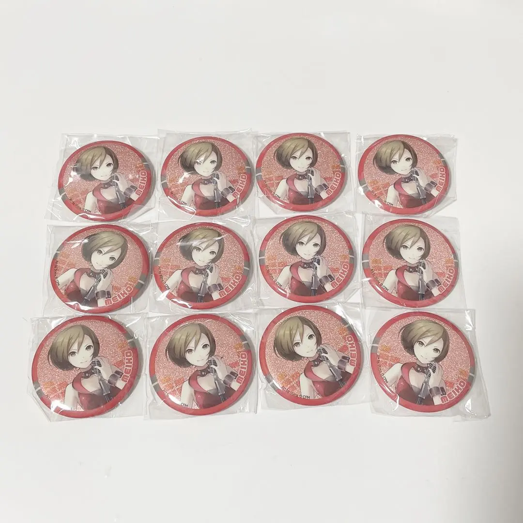 Thumbnail of MEIKO Hatsune Miku Glitter Can Badges, Glitter Cans, 12 pieces