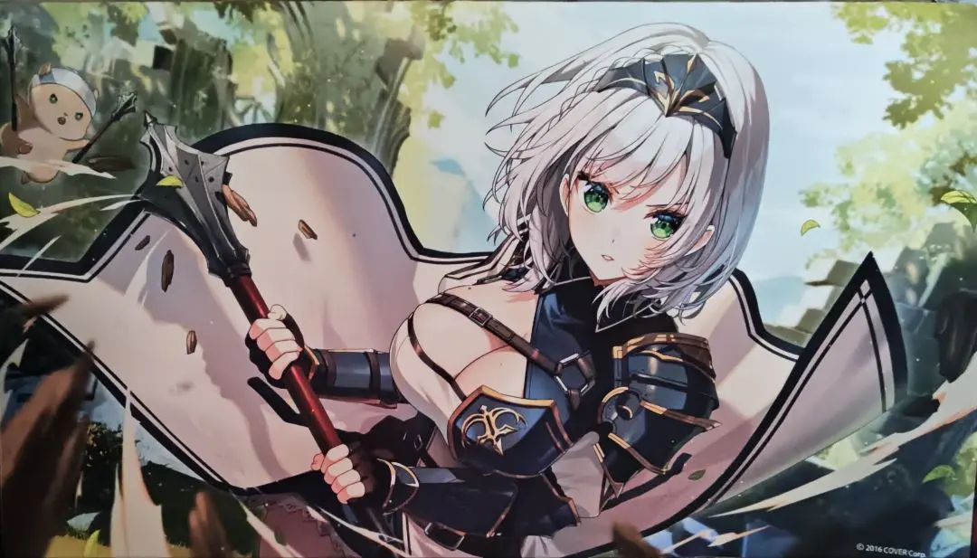 「白銀ノエル」高品質プレイマット Amazon.co.jp: ブシロード ラバーマットコレクション V2 Vol.813