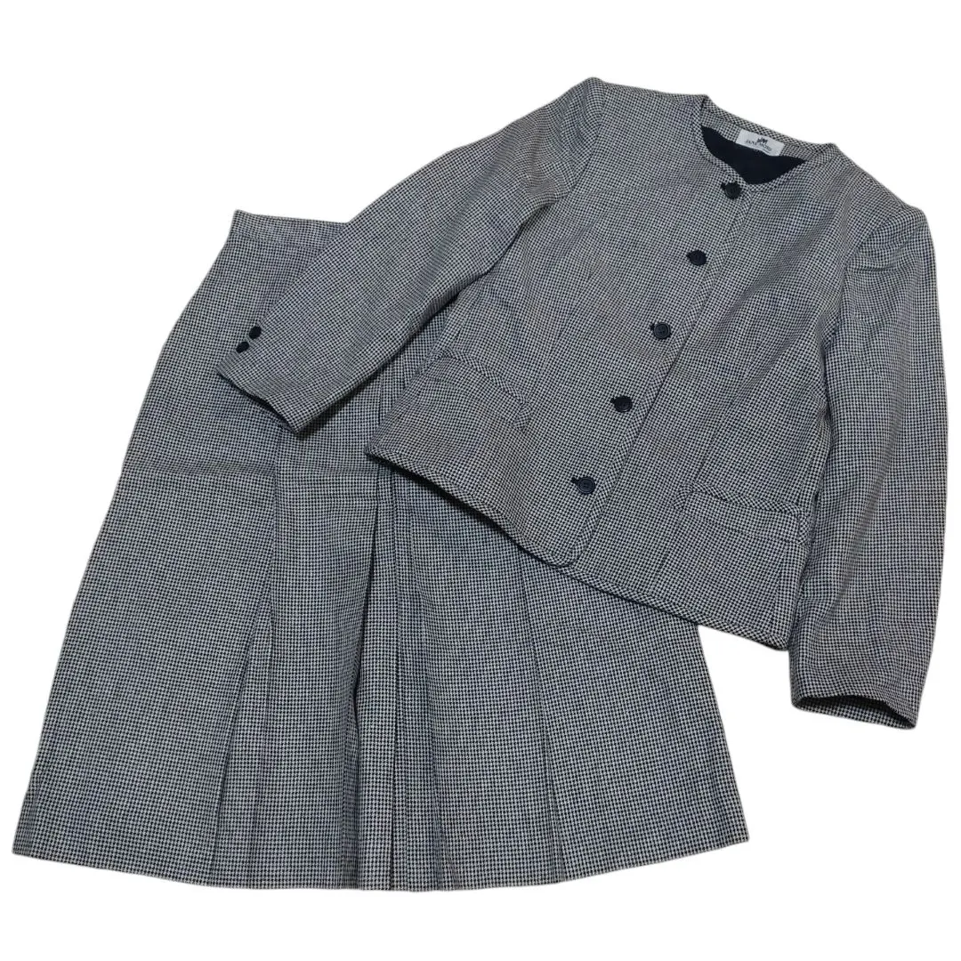 珍·摩爾 禮服套裝 粗花呢 無領 絲綢混紡 華麗 的縮圖