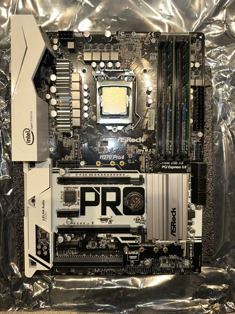 マザーボード ASROCK H270 Pro4 & Intel Core i7-7700 Amazon.com: ASRock Motherboard Motherboards H270 PRO4
