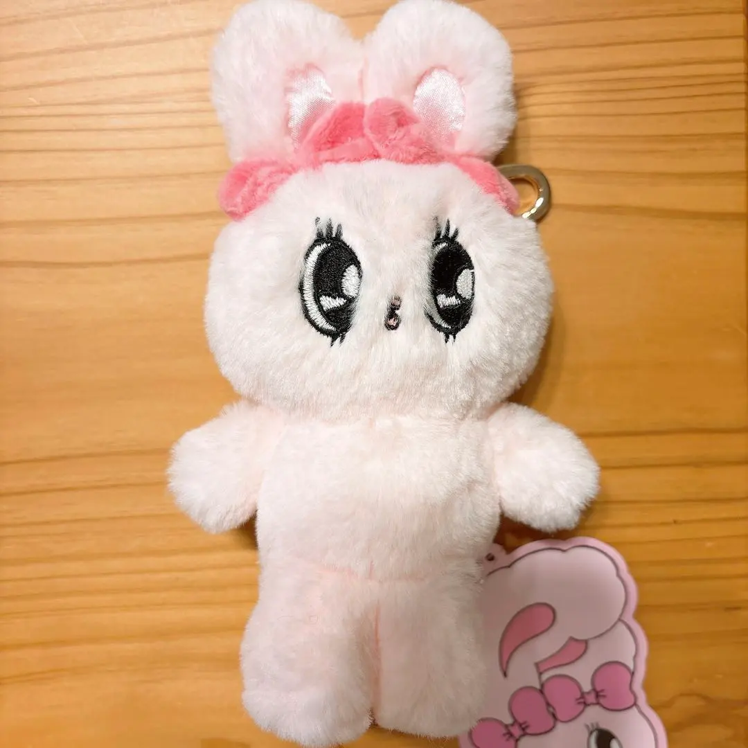 Thumbnail of Esther Bunny Heart Keychain Plush Strap ☆