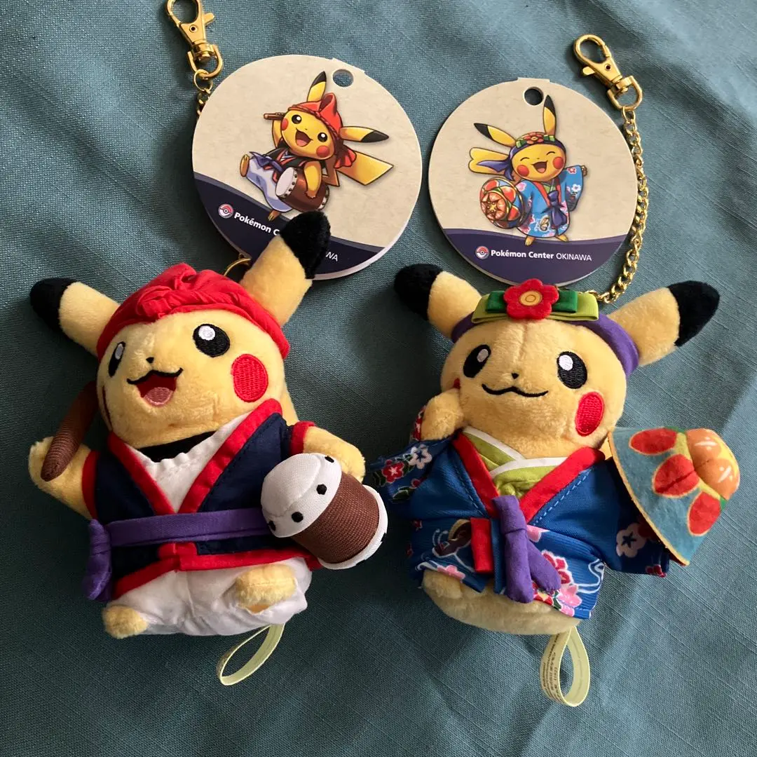 ポケモン★♥ピカチュウ・エイサー♥★ぬいぐるみ★ポケモンセンター　オキナワ ぬいぐるみ エイサーピカチュウ ポケモンセンターオキナワ