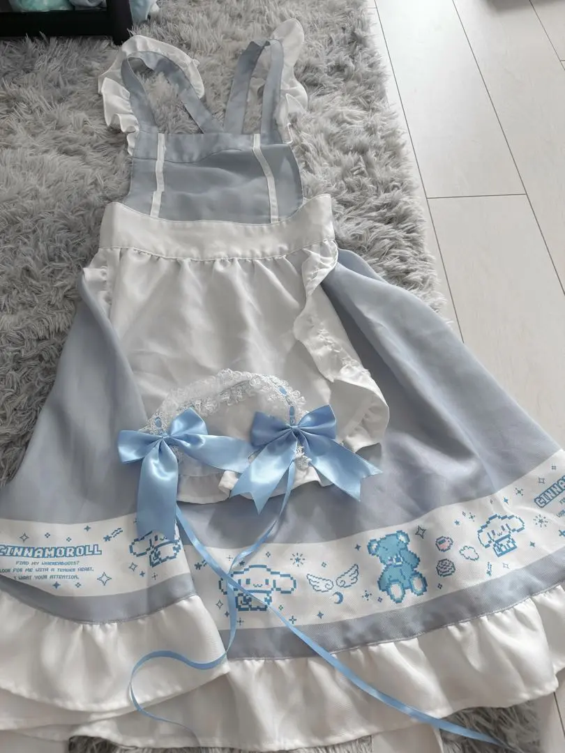 8mm シナモロール サンリオ エプロン メイド フルセット コスプレ 2025年最新】シナモン メイド服の人気アイテム - メルカリ
