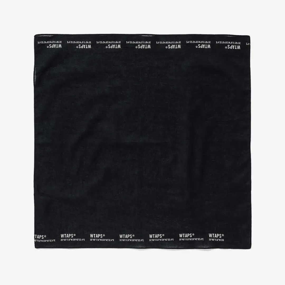 新品未開封　wtaps クロスボーン　バンダナ　黒 W)taps - WTAPS ダブルタップス 23SS BANDANA / COTTON