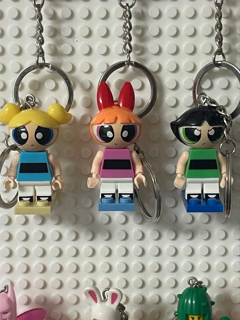 Thumbnail of LEGO Compatible Keychains: Powerpuff Girls Set of 3 (Discount Applied)
