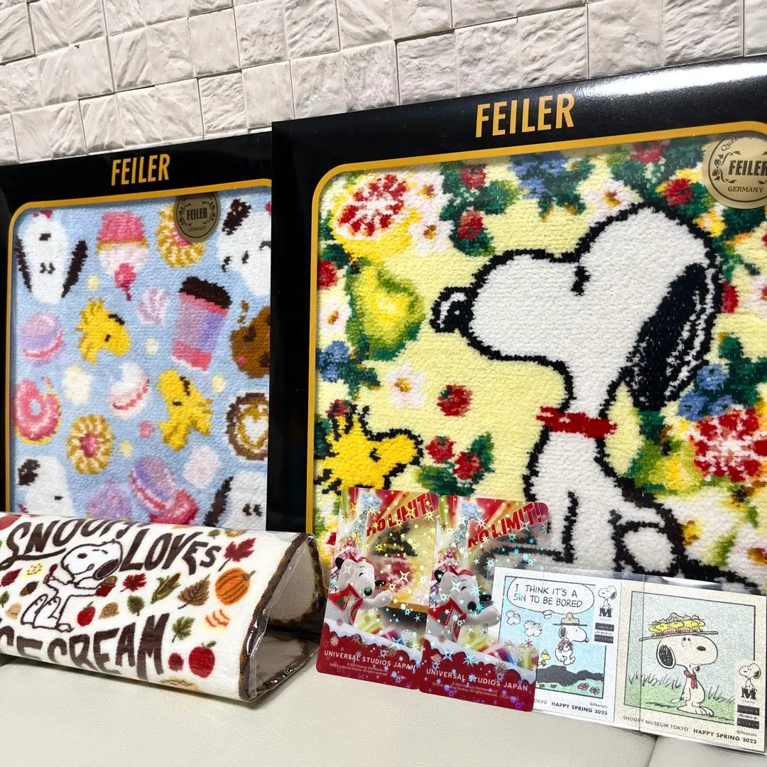 【お値下げ】フェイラー　スヌーピー　 カフェ＆スイーツ　2点セット お値下げ】フェイラースヌーピー カフェ＆スイーツ2点セット