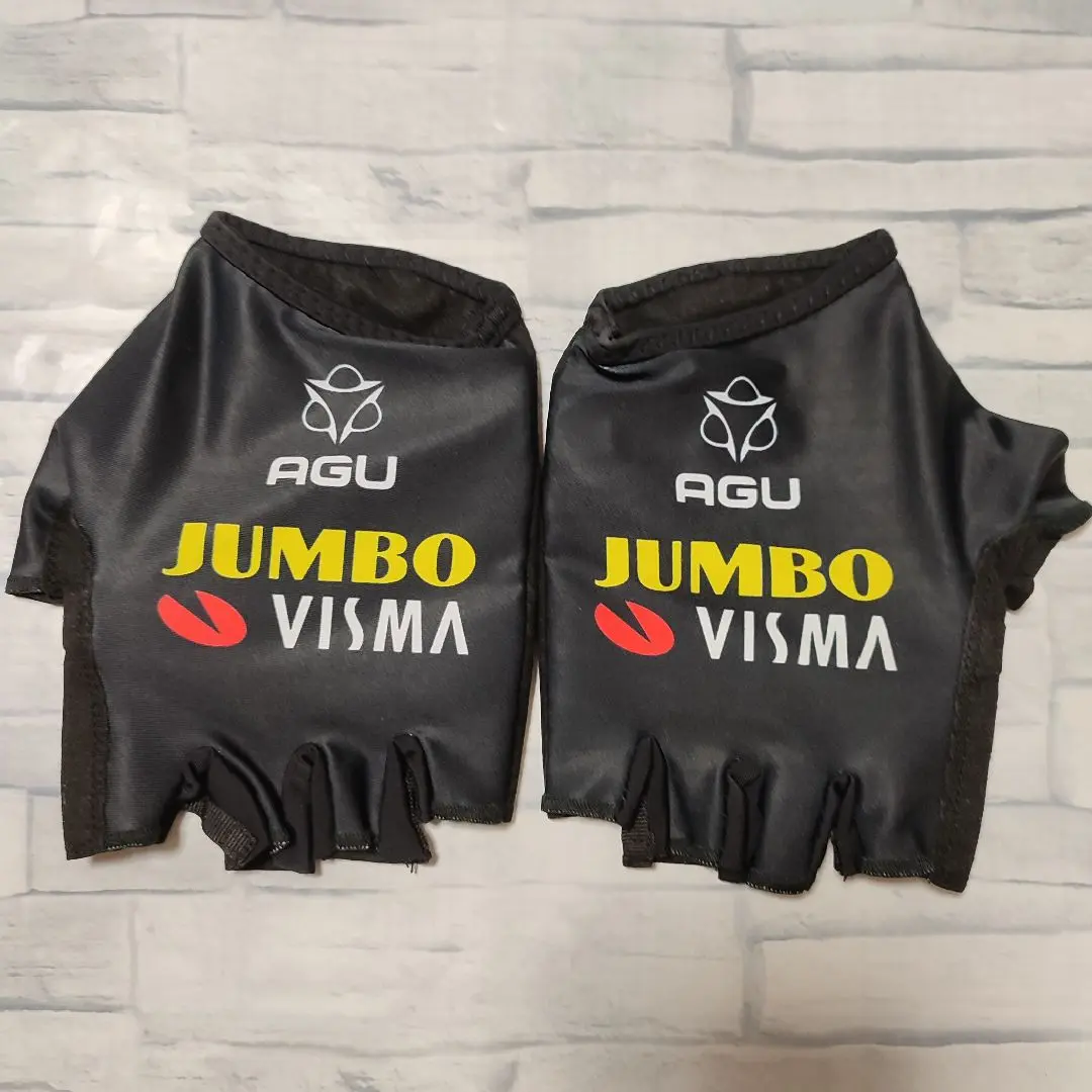 支給品 スキンスーツ Jumbo visma AGU サイクルジャージ ユンボ