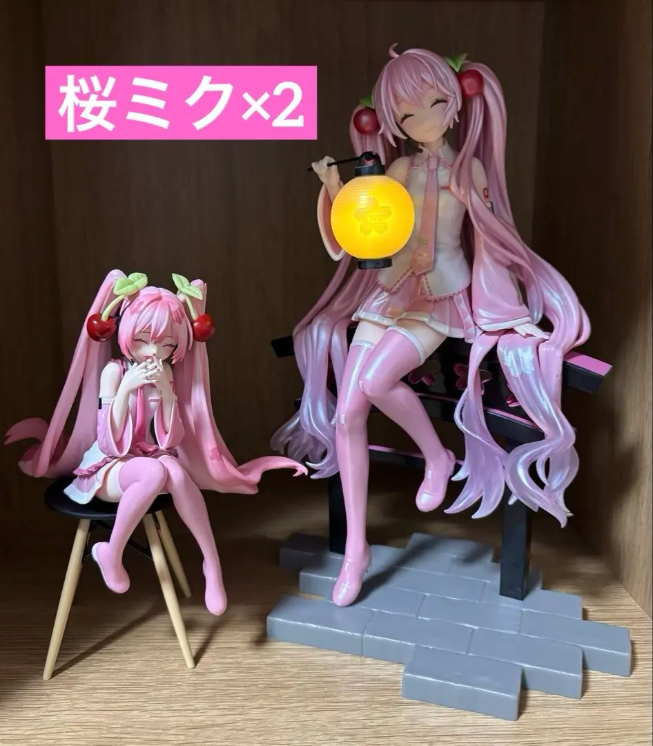 Amazon.co.jp: 桜ミク フィギュアセット タイクレ限定 : おもちゃ