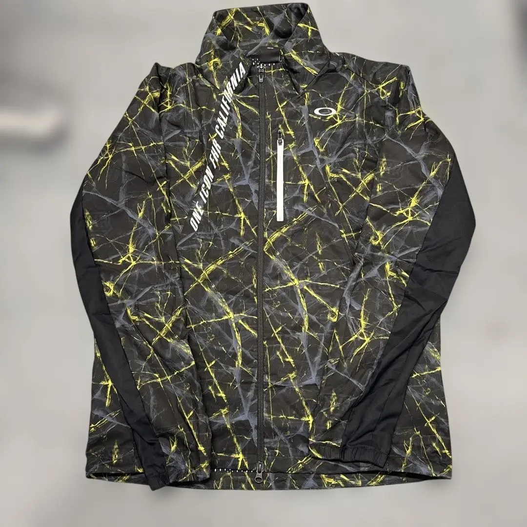 Oakley - ☆オークリー　レインウェア上下セット☆ブラック系　Lサイズ Oakley - ☆オークリー レインウェア上下セット☆ブラック系 L