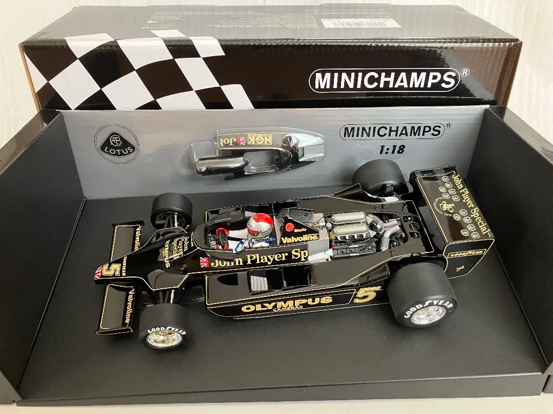 【ミニチャンプス　ロータスルノー98T A.セナ　J.ダンフリース1/18】 Amazon | ミニチャンプス 1/18 ロータス F1 98T ルノー 1986#12