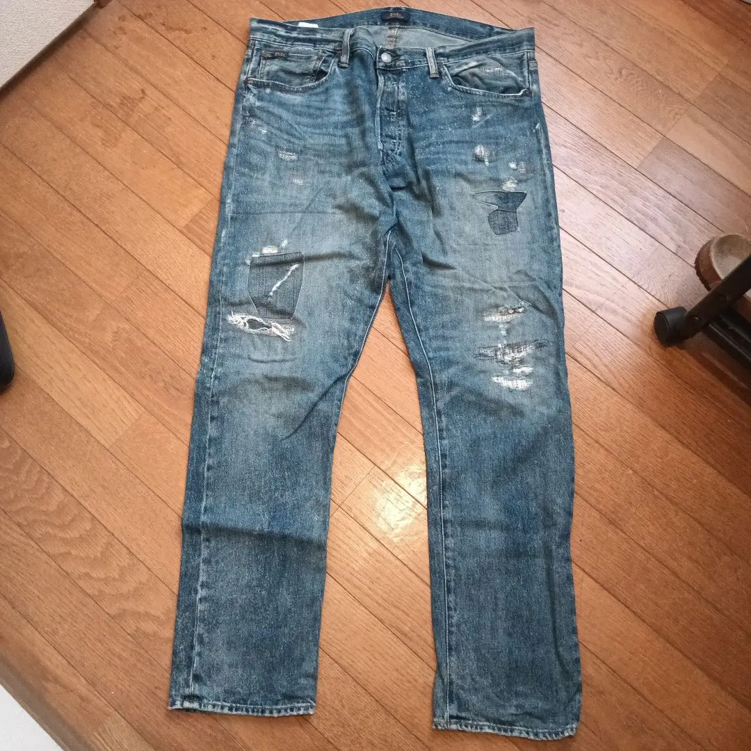 Thumbnail of 36/32 Polo Ralph Lauren Denim Damaged Jeans