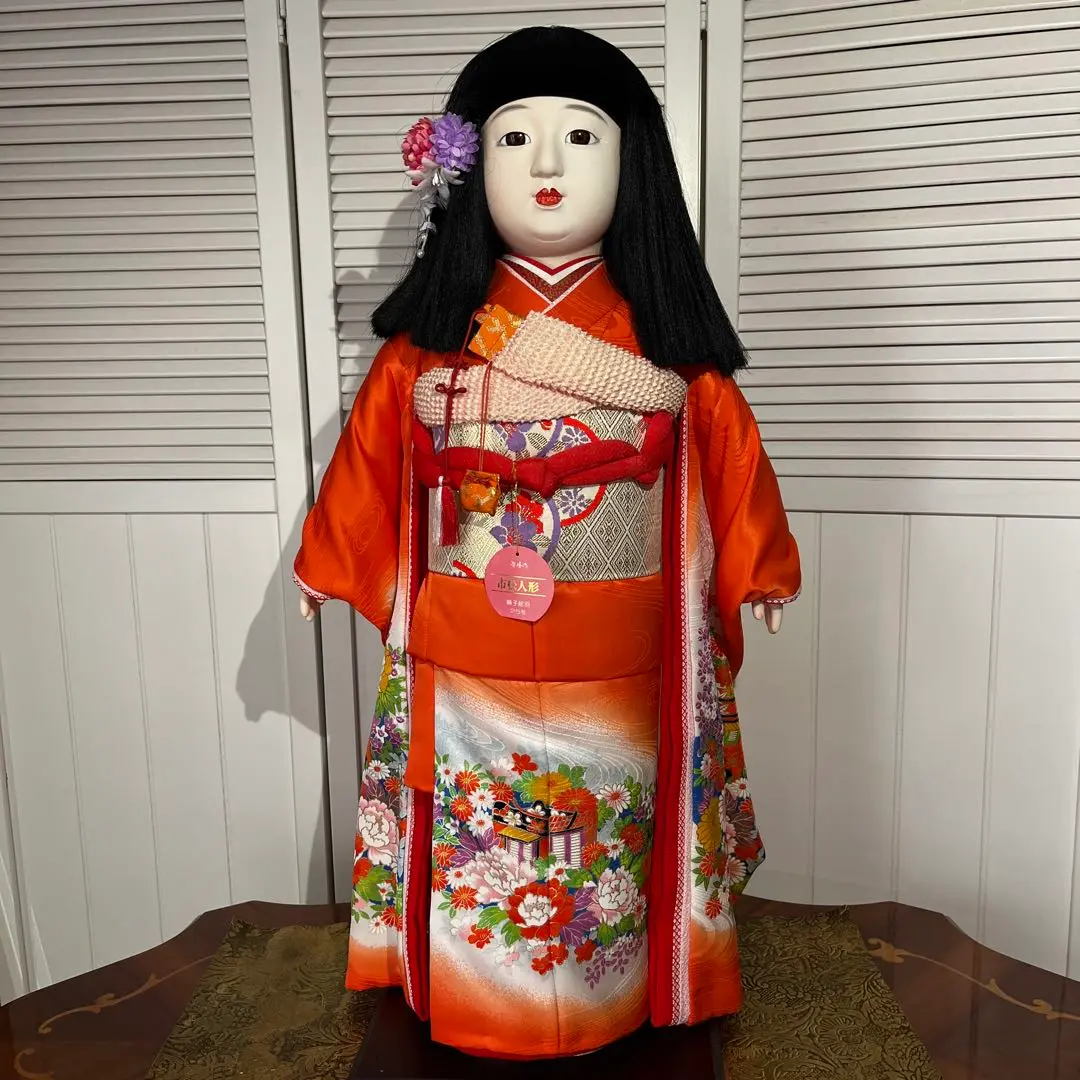 日本人形　市松人形　紫峰作　アンティーク　コレクション　日本土産　インテリア 日本人形 市松人形 紫峰作 アンティーク コレクション 日本土産