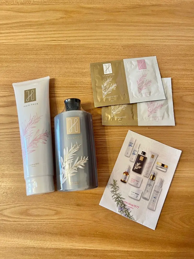 【新品未使用】キャロリーヌ ヘマチナ シャンプー ＆ ヘアパック キャロリーヌ デビュー5周年 老舗エステサロン開発 毛髪補修
