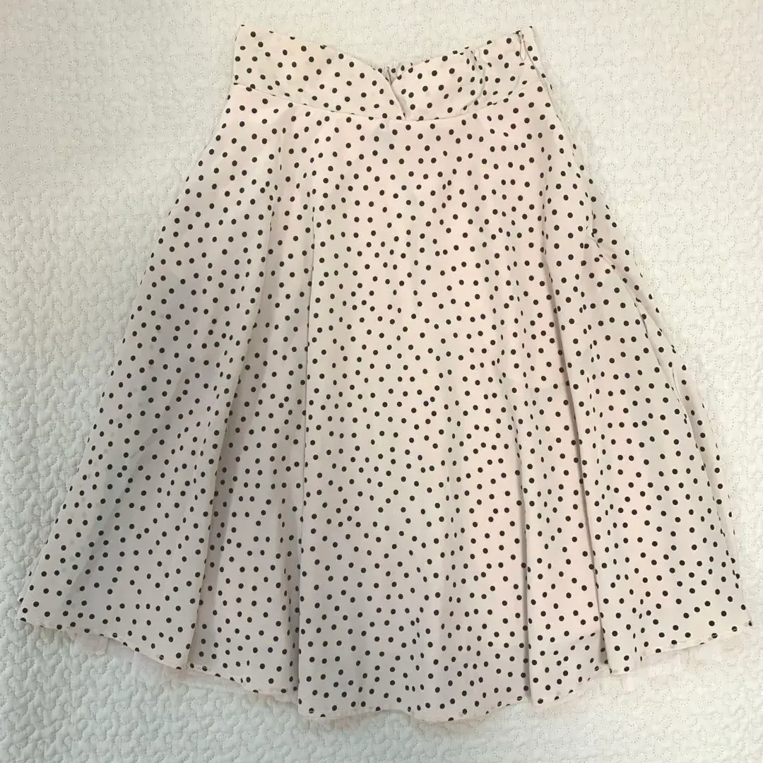 Thumbnail of Lightly Worn: High-Quality, Limited Edition Made in Japan, Beautiful Silhouette Tulle Layered Dot Flare Skirt