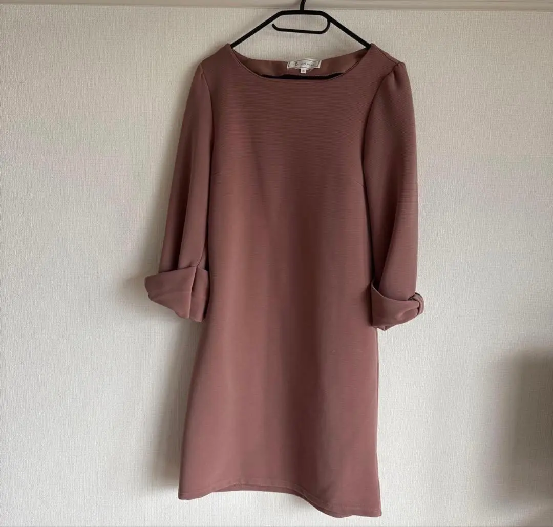 Thumbnail of ROPE PICNIC Brown 3/4 Sleeve Dress M