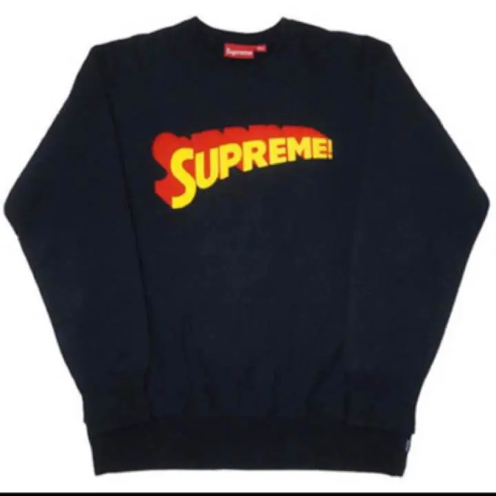 【希少】supreme スーパーマンロゴ　スウェット ストリート大人気ブランド トレーナー SWEAT スウェット