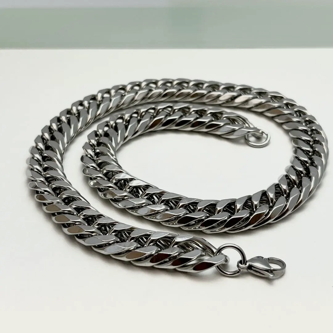 Thumbnail of Men's Kihei Necklace, 14mm, 45cm, Silver, Thick Chain