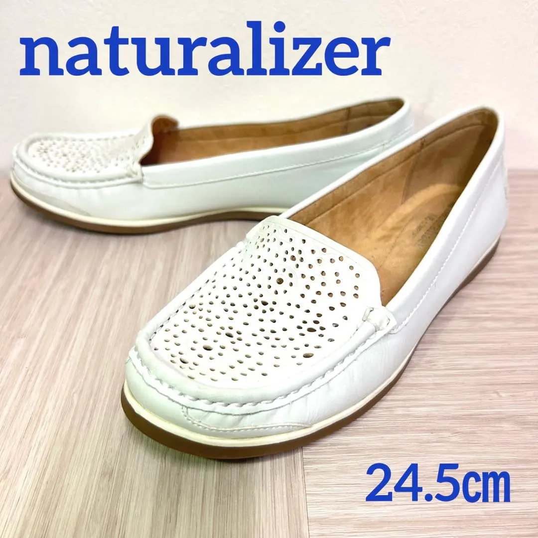 【未使用品】naturalizer ナチュラライザー ドライビングシューズ 茶 ナチュラライザー ドライビングシューズ ブラウン ローファー