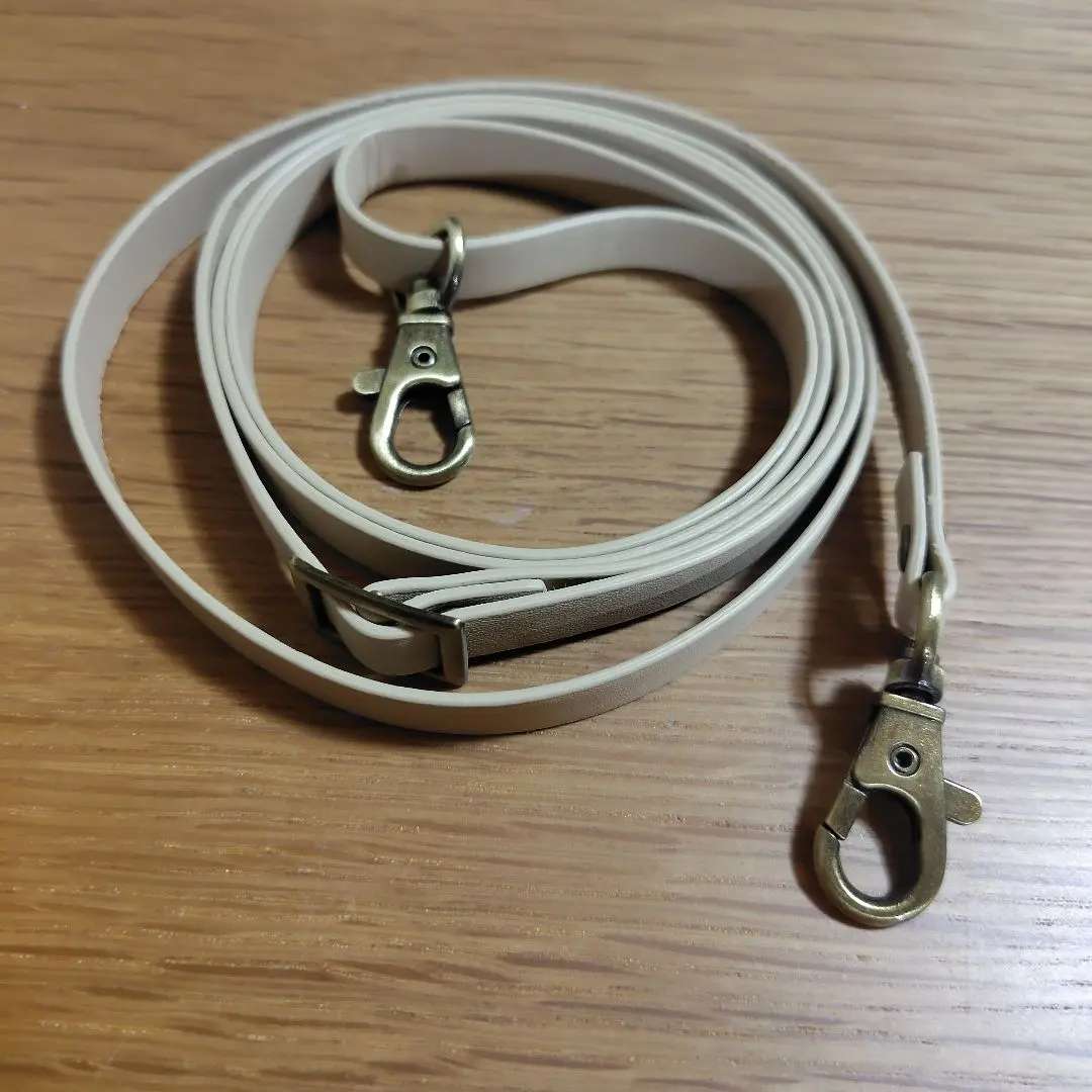 Thumbnail of Synthetic Leather Shoulder Strap, Light Beige