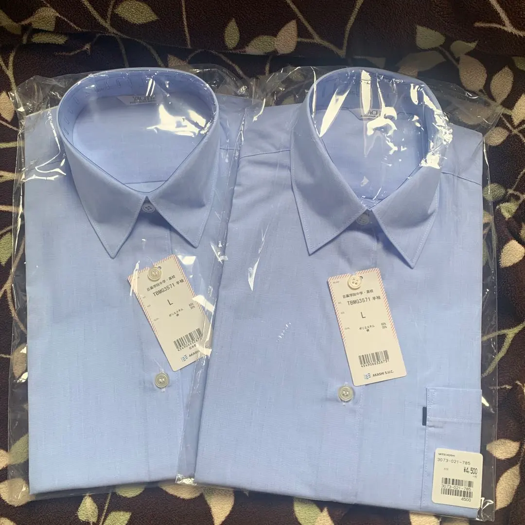 目黑學院 中學・高中 女子短袖校服襯衫 L尺寸 2件套裝＋短襪1雙 的縮圖