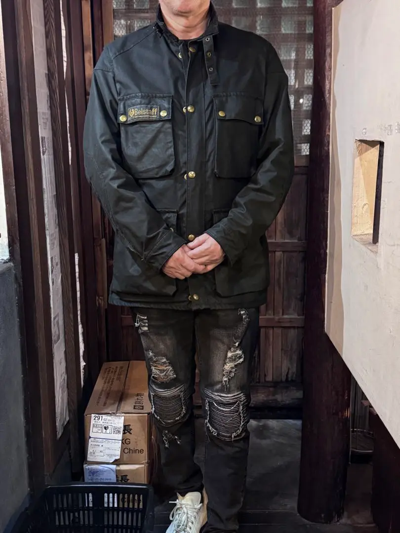 50sヴィンテージ イギリス軍　スナイパーマント　ベルスタッフ　BELSTAFF 50sヴィンテージ イギリス軍 スナイパーマント ベルスタッフ