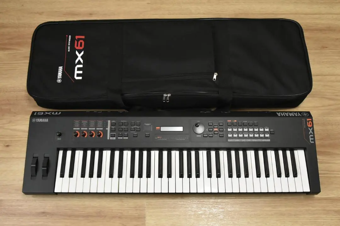【最終値下げ】Yamaha MX61 シンセサイザー 61鍵　美品 Amazon | YAMAHA MX61 BK シンセサイザー 61鍵盤 専用ソフト