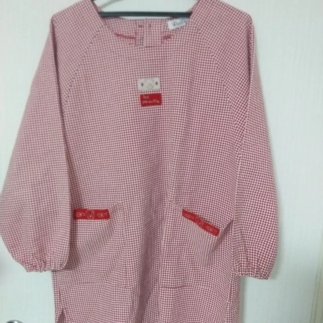 Thumbnail of Sale: Kappogi (Japanese apron) - Red and White Check