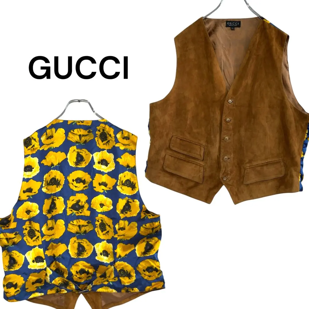 2025年最新】GUCCI レザー ベスト ジレの人気アイテム - メルカリ