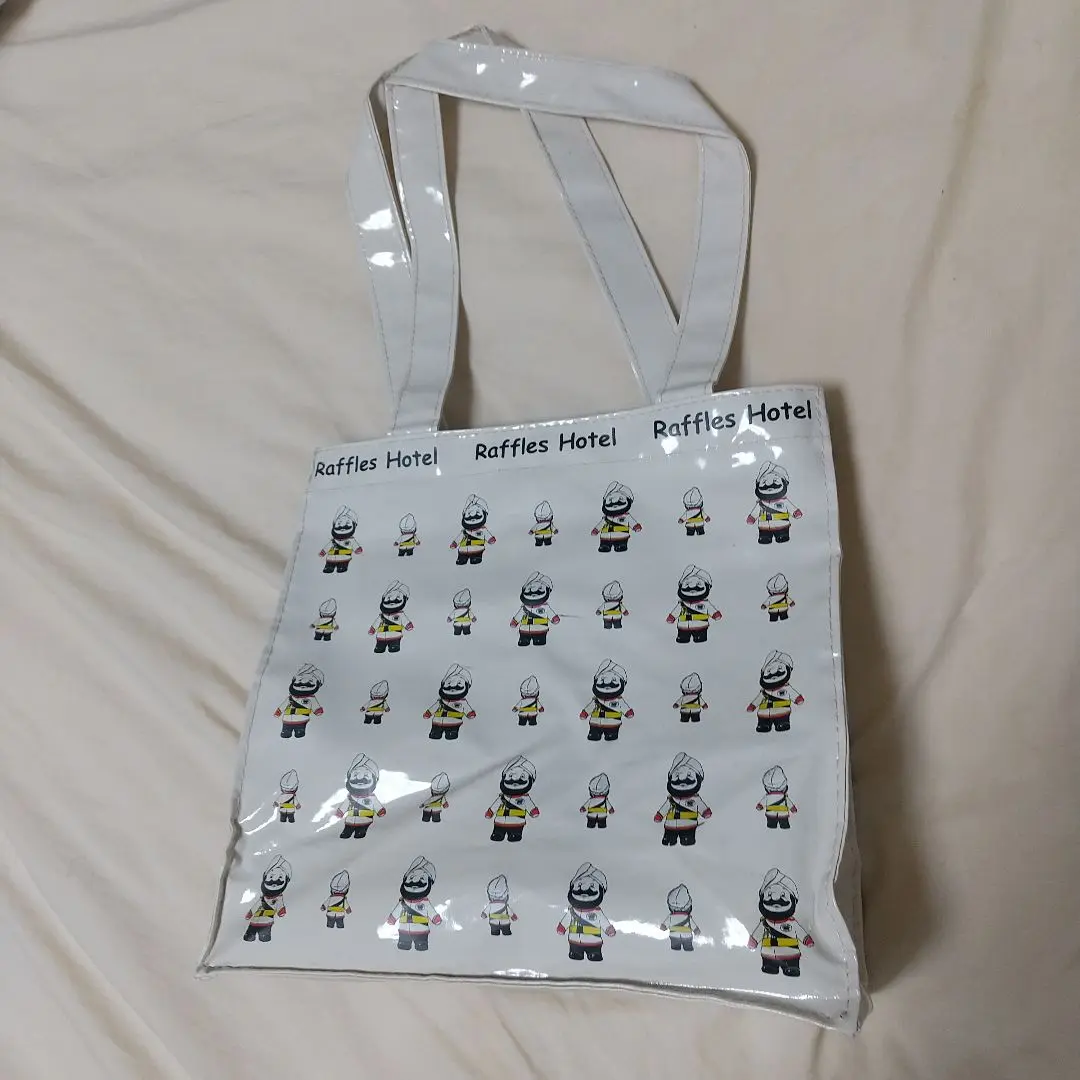 【美品】 ラッフルズホテル  トートバッグ  シンガポール  黒  ★ ラッフルズ・ホテル シンガポール】新品未使用 トートバッグ