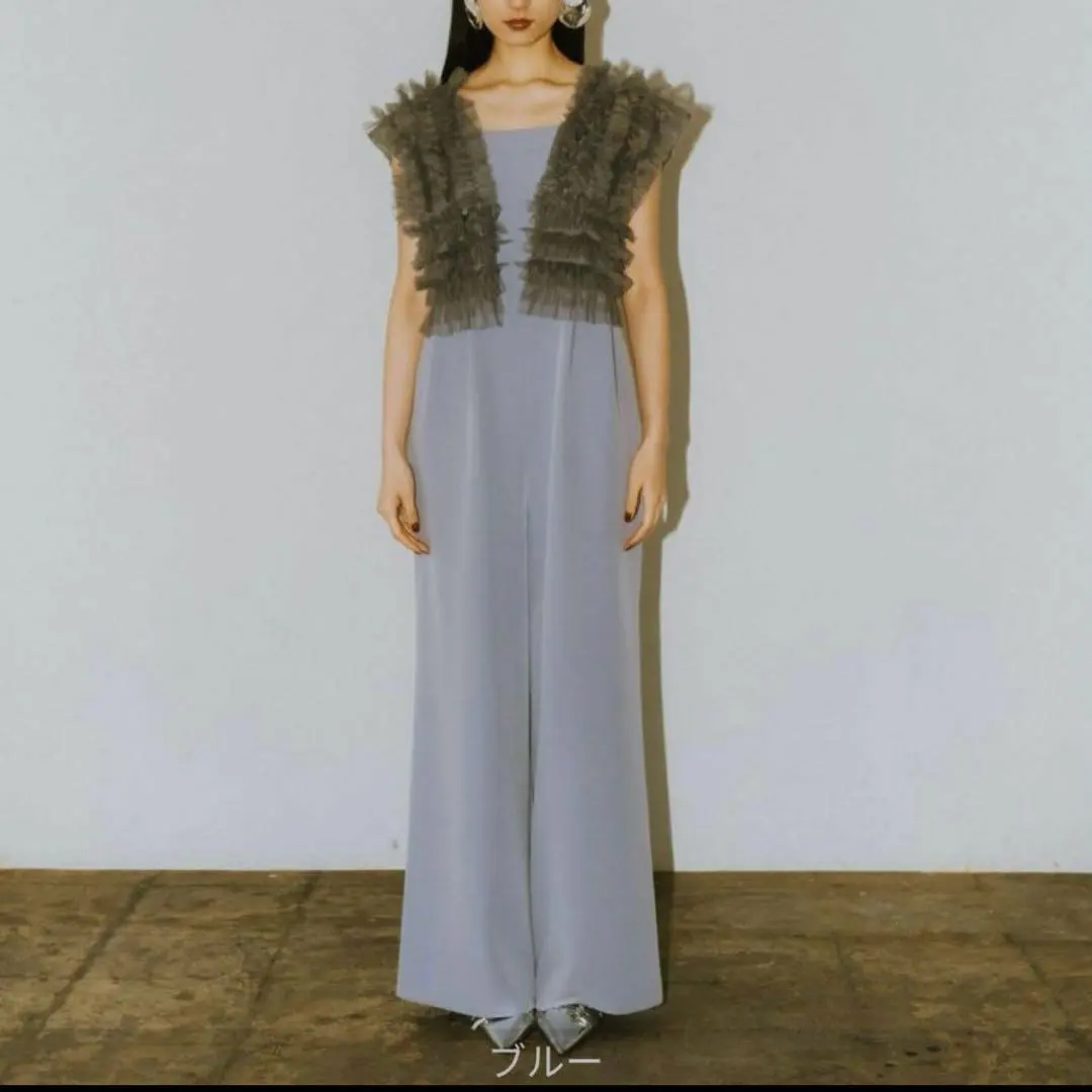 Thumbnail of ANDRESD Kana Pants Dress with Tulle Vest All-in-One Dress