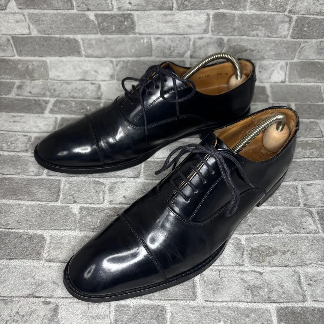 【美品】REGAL　811R　ガラスレザー　内羽根　黒　ストレート　24cm REGAL 【正規品】 リーガル 811R AL BLK ブラック ストレート