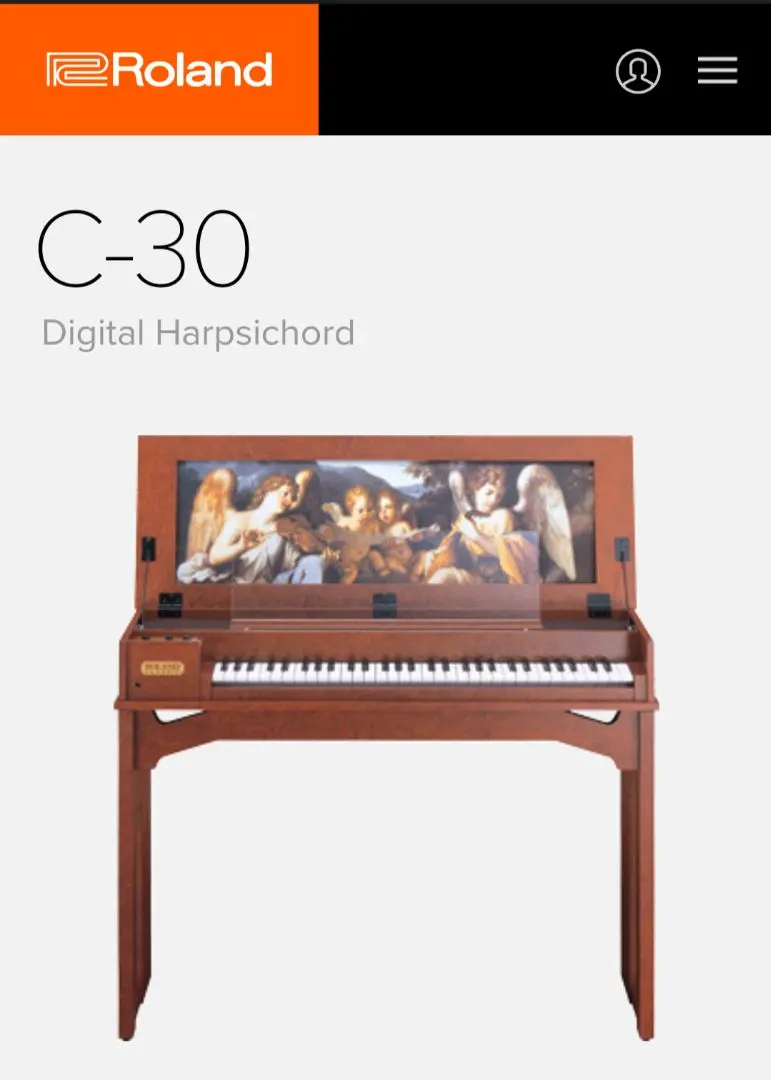 ローランド C-30 C30 電子チェンバロ 椅子のみ Roland - C-30 | Digital Harpsichord