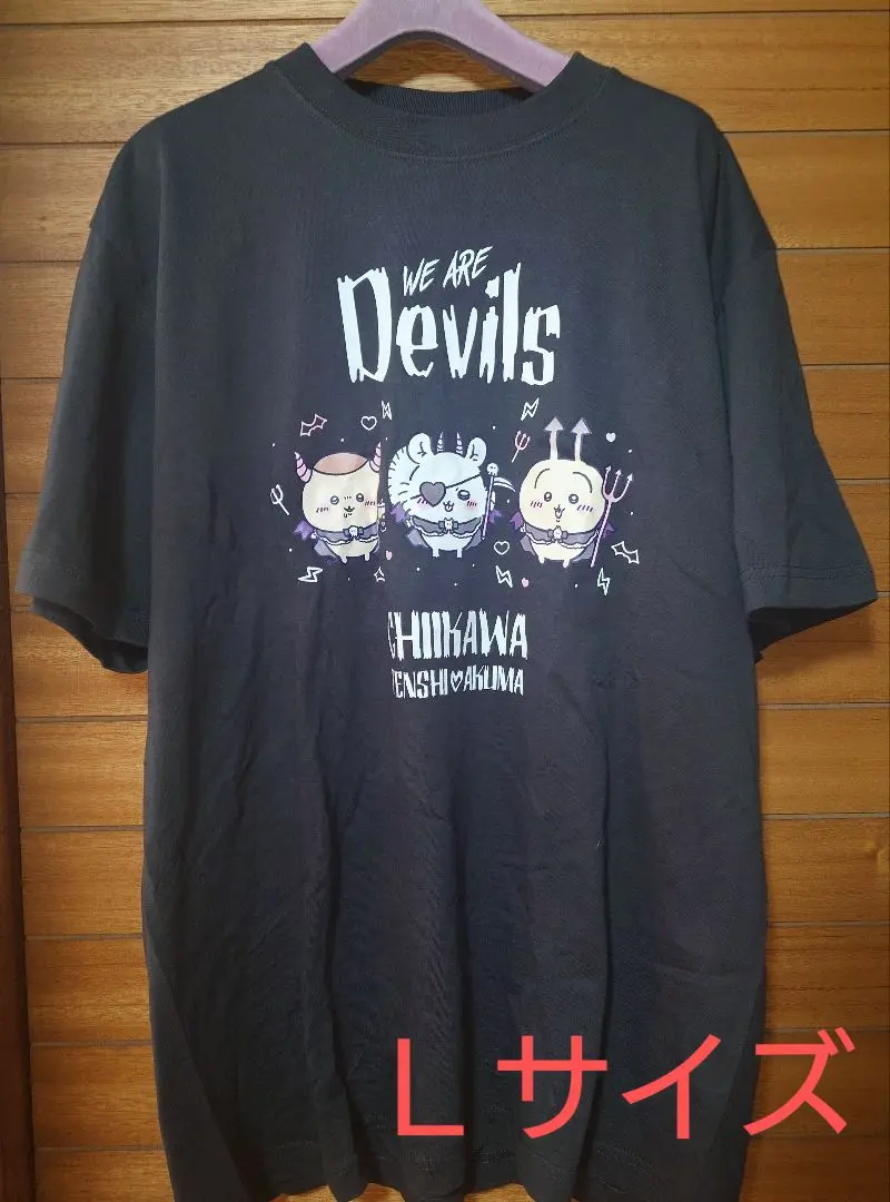 未開封 ちいかわ まじかる 天使&悪魔 てんし あくま Tシャツ ハチワレ ちいかわ てんし♡あくま Tシャツ（ODE ANGELS ホワイト