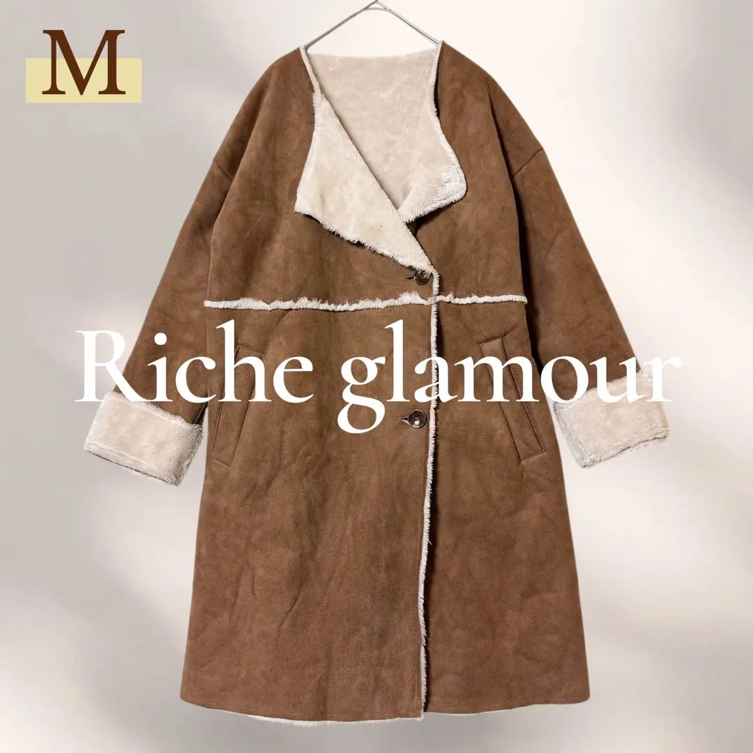 Thumbnail of Riche glamour Mouton Coat M Brown Winter Outerwear