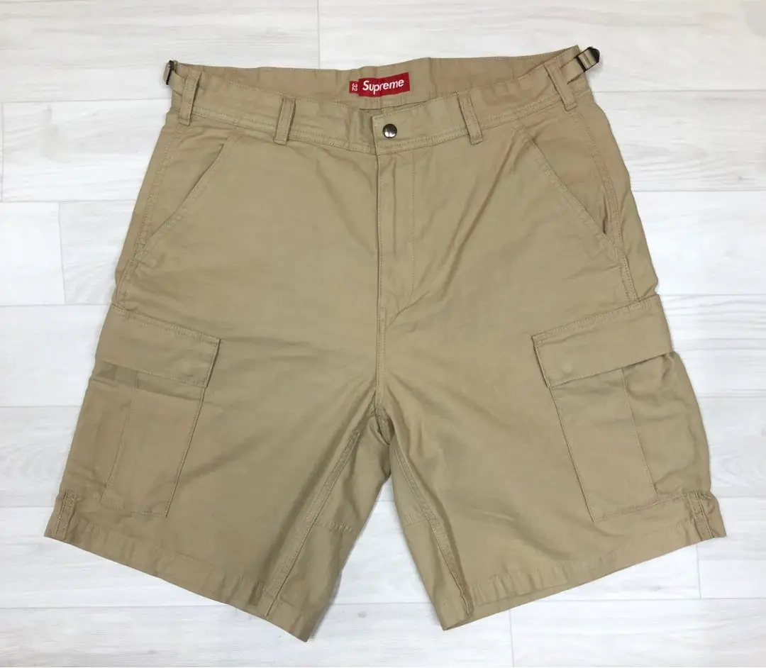 Supreme ベージュ ハーフパンツ 2025年最新】SUPREME カラー：ベージュ系 ショートパンツ