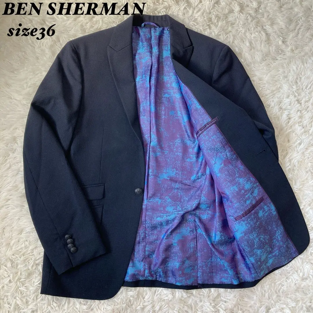 未使用　Ben Sherman ネイビー ストライプ テーラードジャケット 2025年最新】Ben Sherman メンズ テーラードジャケットの人気