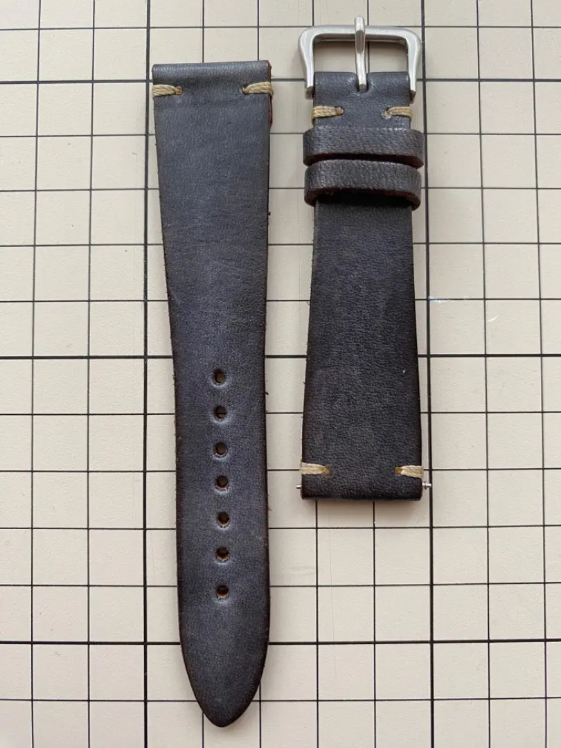 廃盤美品　ブラック　VASCO 時計　レザー　ベルト　18mm バスコ vasco バスコ VASCO レザー ウォッチ バンド 時計 替えベルト