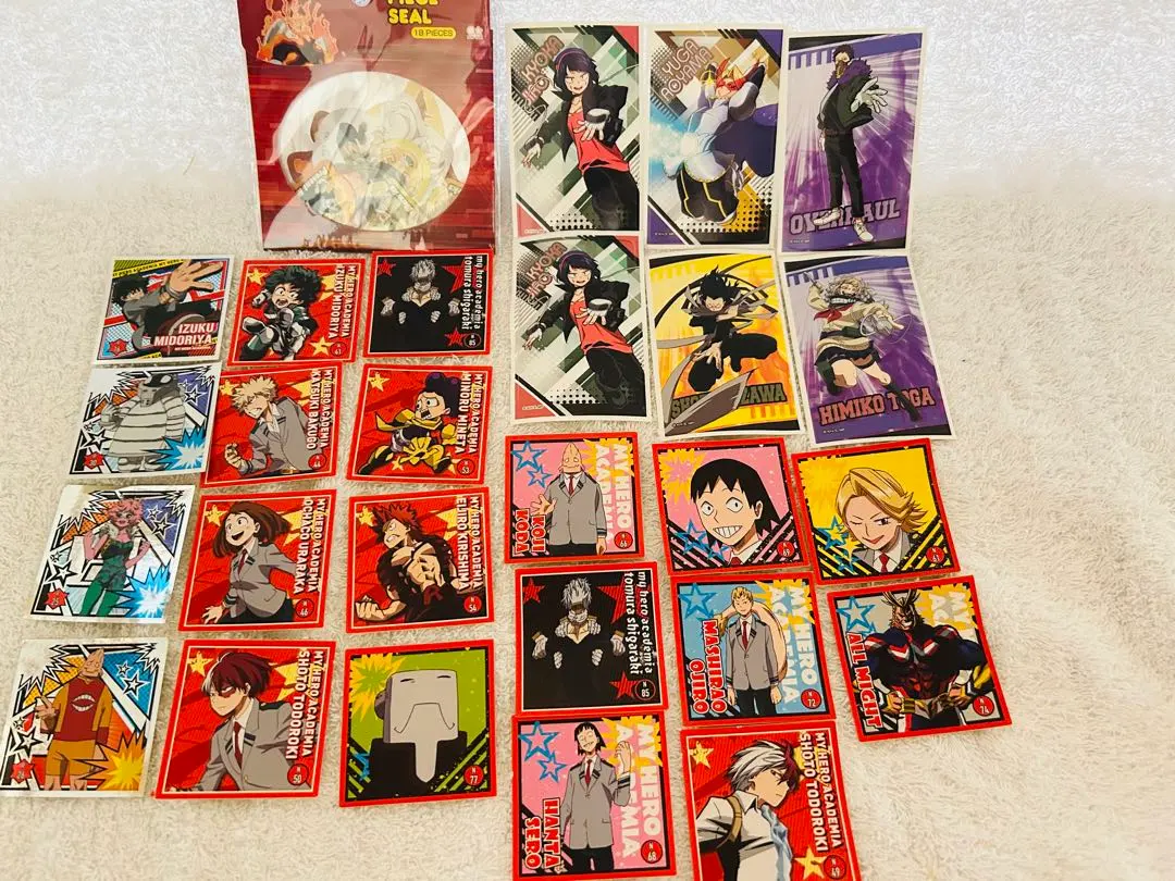 Thumbnail of My Hero Academia stickers, 26 pieces, and one bag with 18 pieces.