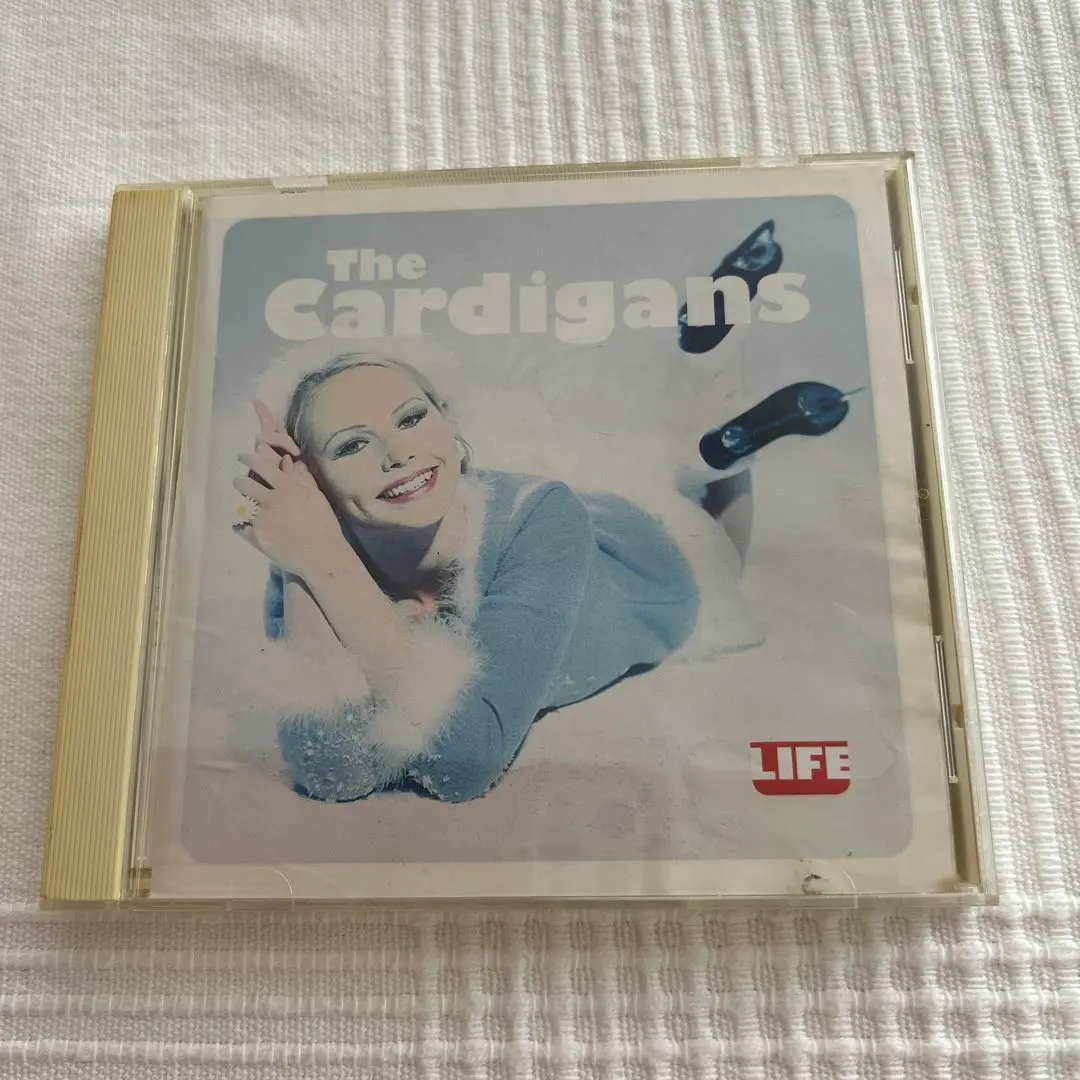 初盤　廃盤　The Cardigans LIFE レコード　ジャケに落書き跡 激安CD・DVD・ブルーレイ - 初盤 廃盤 The Cardigans LIFE