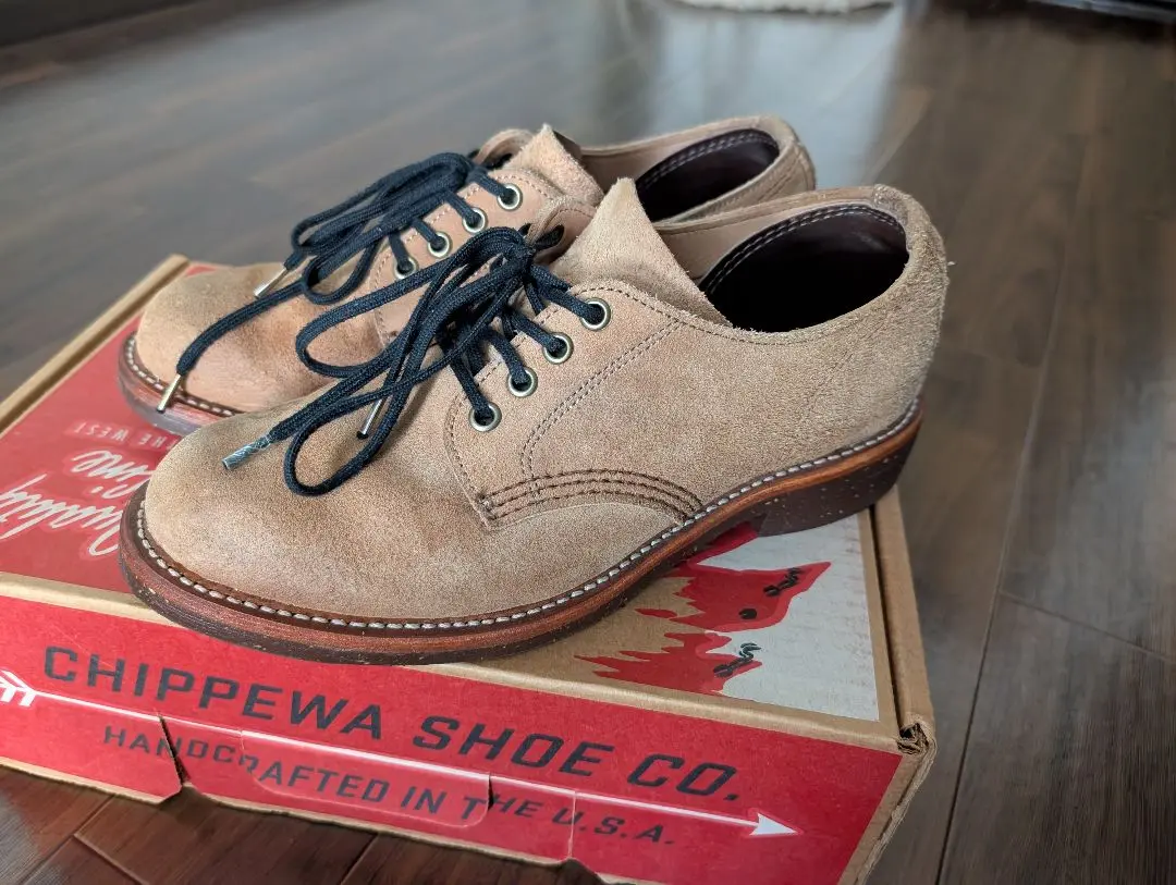 CHIPPEWAチペワ　オックスフォード　7D CHIPPEWA チペワ プレーントゥ オックスフォード PLAIN TOE