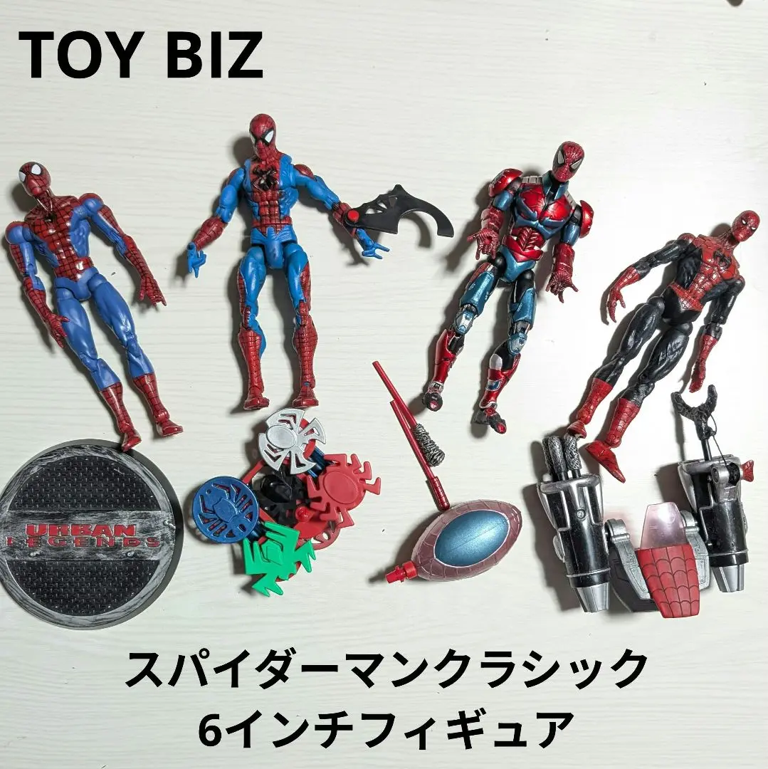 値下げ＊未開封 映画スパイダーマン2  6インチフィギュアアソート1 Yahoo!オークション -「スパイダーマン2 トイビズ」の落札相場