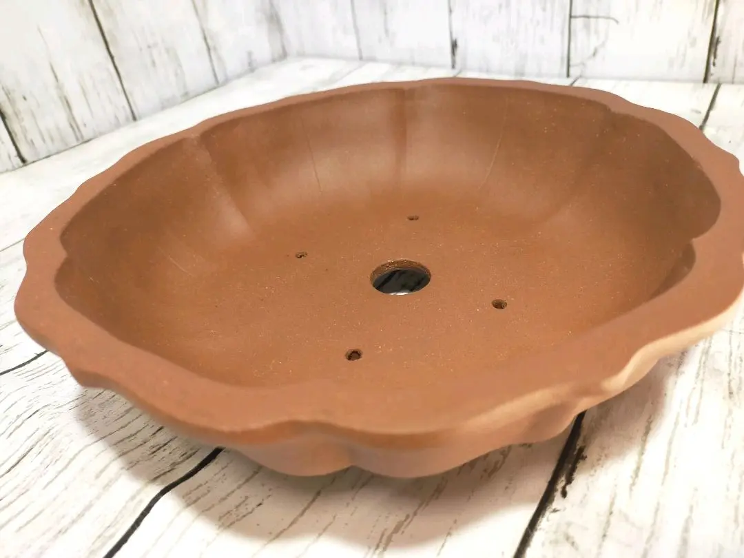 盆栽鉢　超希少時代ミニ盆栽鉢鶏血辰砂支那鉢？和鉢〜亭古色古鉢骨董鉢赤い盆栽鉢 盆栽鉢 辰砂釉 丸盆栽鉢 小品盆栽鉢 ミニ盆栽鉢 國井正子鉢