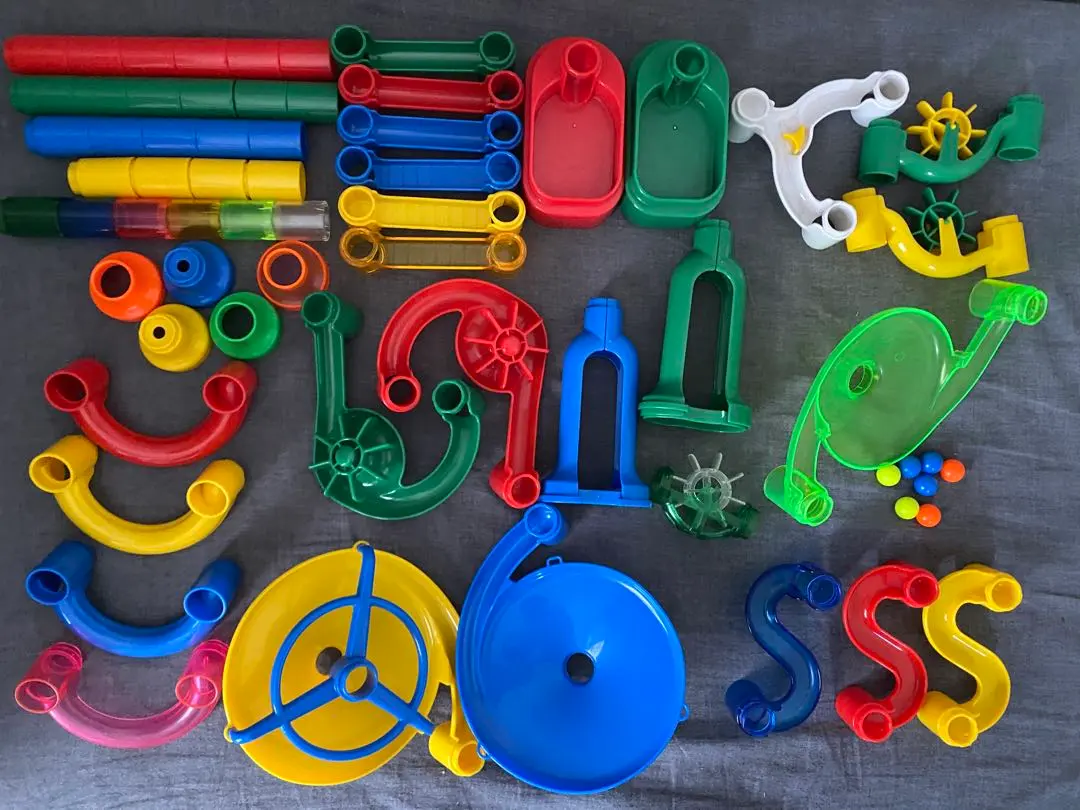 Thumbnail of KUMON Toy Kumukumu Slope DX Educational Toy Parts Set with Example Collection