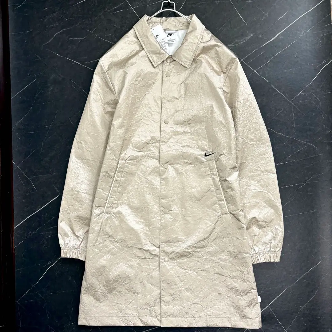 【新品未使用品】 NIKE GORE-TEX ステンカラーコート 黒　L 2025年最新】NIKE メンズ ステンカラーコートの人気アイテム