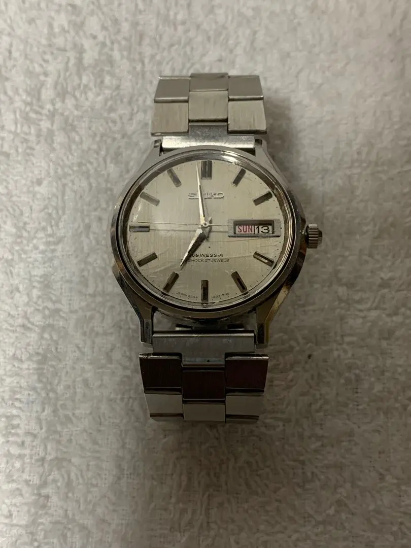 【美品】⭐️腕時計メンズ SEIKOビジネスエース 8346-9010 アナログ 稼働 綺麗】804-3 SEIKO BUSINESS-A セイコー ビジネスエース