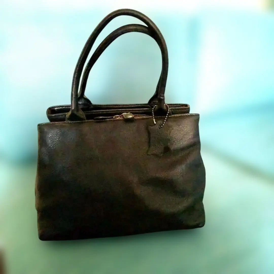 Thumbnail of A simple black handbag